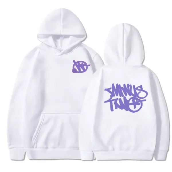 Basic White Purple Edition Minus Two Hoodie