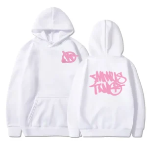 Basic White Pink Edition Minus Two Hoodie