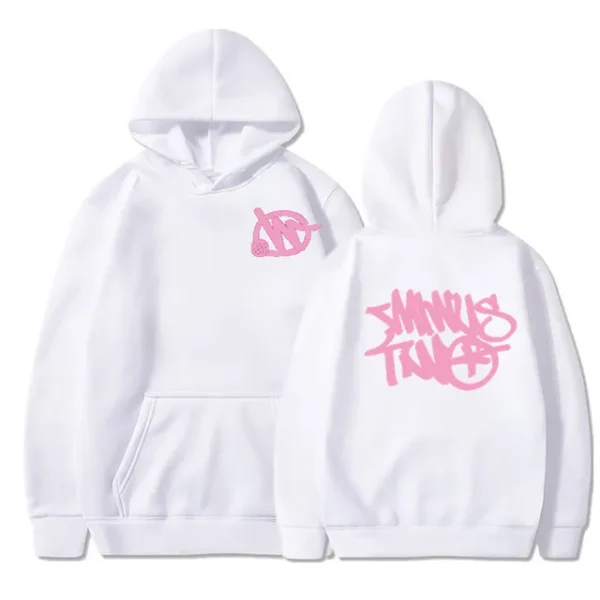 Basic White Pink Edition Minus Two Hoodie